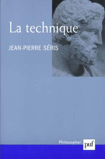 Couverture du livre « Technique (la) » de Seris J.P aux éditions Puf