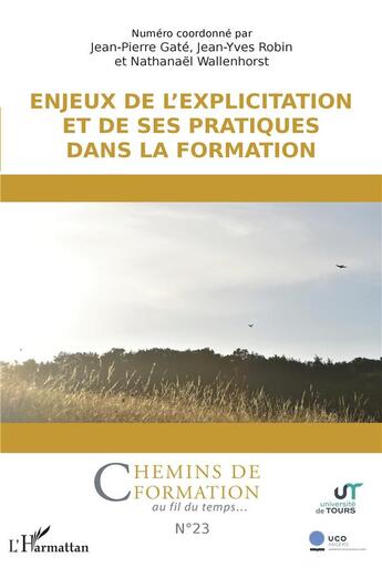 Couverture du livre « Enjeux de l'explicitation et de ses pratiques dans la formation » de  aux éditions L'harmattan