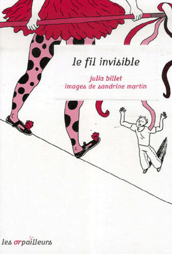 Couverture du livre « Le fil invisible » de Sandrine Martin et Billet Julia aux éditions Le Baron Perche