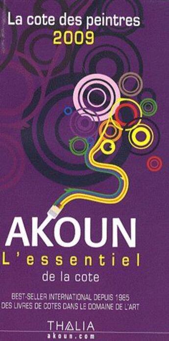 Couverture du livre « La côte des peintres (édition 2009) » de Jacky-Armand Akoun aux éditions Thalia