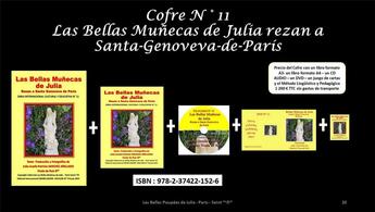 Couverture du livre « Las bellas munecas de Julia rezan a santa Genoveva de Paris » de Julia-Josepha-Patricia Sanchez aux éditions Croire Savoir Vouloir