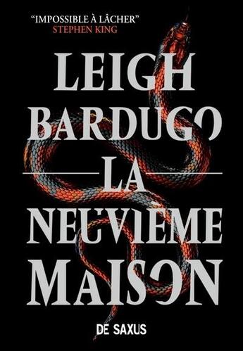 Couverture du livre « La neuvième maison » de Leigh Bardugo aux éditions De Saxus