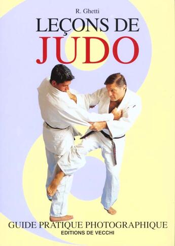 Couverture du livre « Lecons de judo » de Ghetti aux éditions De Vecchi