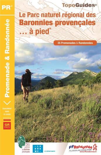 Couverture du livre « Le parc des Baronnies provençales... à pied » de  aux éditions Ffrp