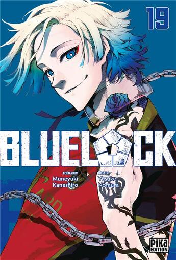 Couverture du livre « Blue lock Tome 19 » de Muneyuki Kaneshiro et Yusuke Nomura aux éditions Pika