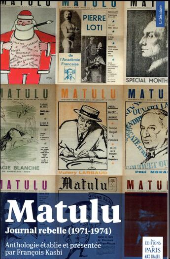 Couverture du livre « Matulu » de François Kasbi aux éditions Paris