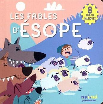 Couverture du livre « Contes en pop-up - les fables d'esope » de Zanotti/Aloisi aux éditions Nuinui Jeunesse