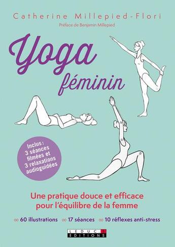 Couverture du livre « Yoga feminin » de Flori-Millepied Cath aux éditions Leduc.s
