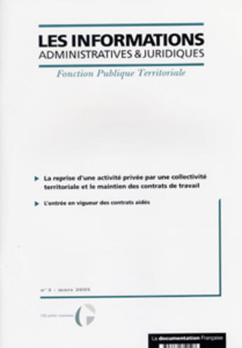 Couverture du livre « Les informations administratives et juridiques » de  aux éditions Documentation Francaise