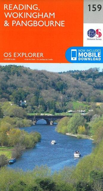 Couverture du livre « Reading wokingham & pangbourne » de  aux éditions Ordnance Survey