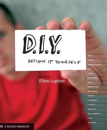 Couverture du livre « D.i.y. design it yourself » de Ellen Lupton aux éditions Princeton Architectural