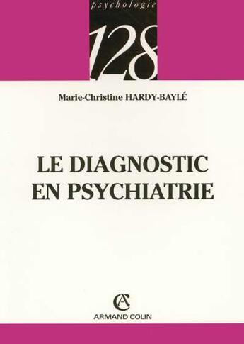 Couverture du livre « Diagnostic en psychiatrie » de  aux éditions Armand Colin