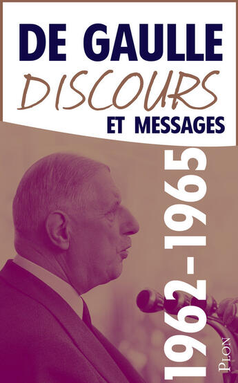 Couverture du livre « Discours et messages - tome 4 » de Charles De Gaulle aux éditions Plon