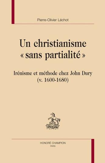 Couverture du livre « Un christianisme 