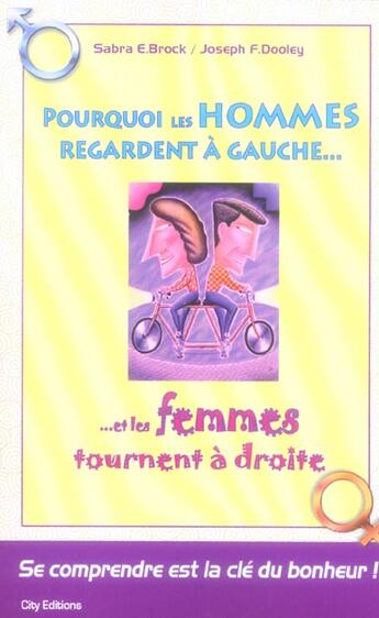 Couverture du livre « Pourquoi Les Hommes Regardent A Gauche Et Les Femmes Tournent A Droite » de Sabra E Brock et Joseph F Dooley aux éditions City