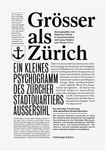 Couverture du livre « Grosser als zurich /allemand » de Tho Helmhaus Zurich aux éditions Scheidegger