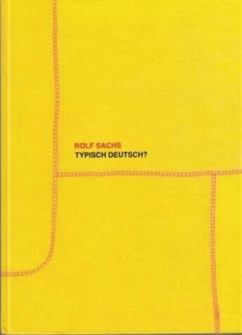 Couverture du livre « Rolf sachs » de Distanz aux éditions Distanz