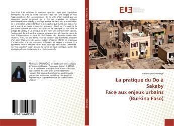 Couverture du livre « La pratique du Do à Sakaby Face aux enjeux urbains (Burkina Faso) » de Abdoulaye Sawadogo aux éditions Editions Universitaires Europeennes