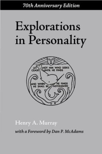 Couverture du livre « Explorations in Personality » de Murray Henry A aux éditions Oxford University Press Usa