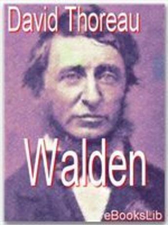 Couverture du livre « Walden » de David Thoreau aux éditions Ebookslib