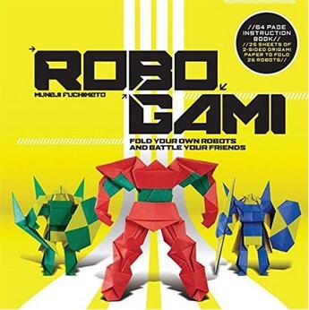 Couverture du livre « Robogami Kit /Anglais » de Fuchimoto aux éditions Quarry