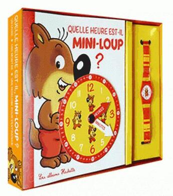 Couverture du livre « Mini-Loup ; quelle heure est-il Mini-Loup ? » de Philippe Matter aux éditions Hachette Enfants