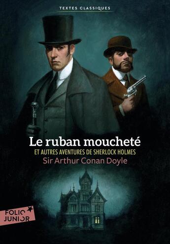 Couverture du livre « Le ruban moucheté et autres aventures de Sherlock Holmes » de Arthur Conan Doyle aux éditions Gallimard-jeunesse