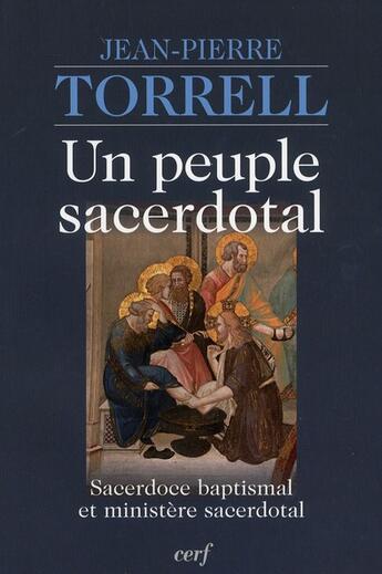 Couverture du livre « Un peuple sacerdotal » de Jean-Pierre Torrell aux éditions Cerf