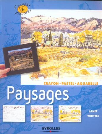 Couverture du livre « Paysages. crayons, pastel, aquarelle » de Whittle J. aux éditions Eyrolles