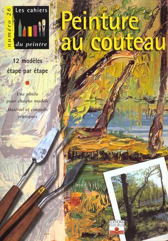 Couverture du livre « Peinture au couteau » de  aux éditions Mango