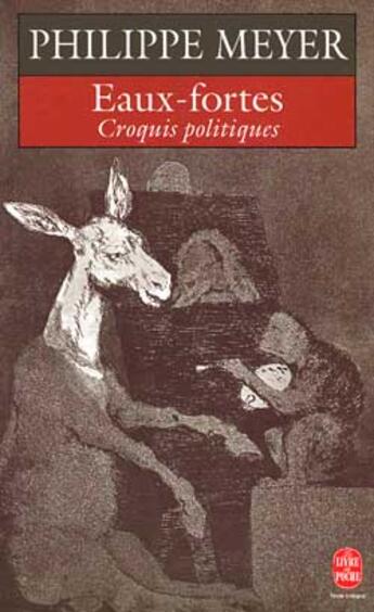 Couverture du livre « Eaux-fortes » de Philippe Meyer aux éditions Le Livre De Poche