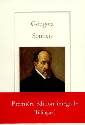 Couverture du livre « Sonnets (br) » de Gongora/Andreucci aux éditions Actes Sud