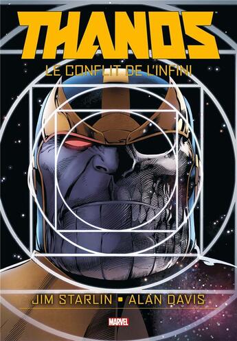 Couverture du livre « Thanos : le conflit de l'infini » de Alan Davis et Jim Starlin aux éditions Panini