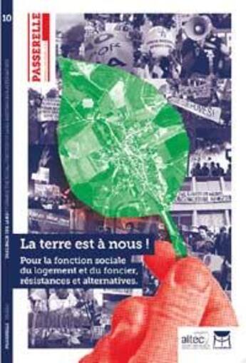 Couverture du livre « Passerelle t.10 ; la terre est à nous » de  aux éditions Ritimo