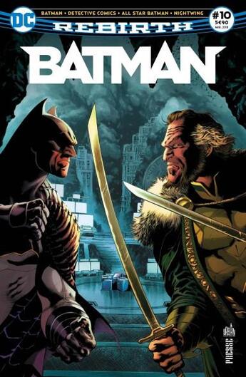 Couverture du livre « Batman rebirth n.10 : la Batcave est envahie ! » de  aux éditions Urban Comics Press