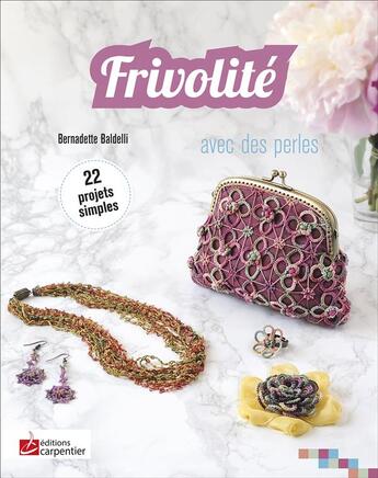 Couverture du livre « Frivolites avec des perles code manoeuvre » de Baldelli B aux éditions Editions Carpentier