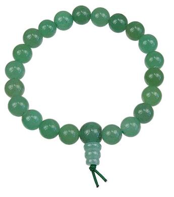 Couverture du livre « Bracelet mala tibetain - aventurine verte » de  aux éditions Dg-exodif