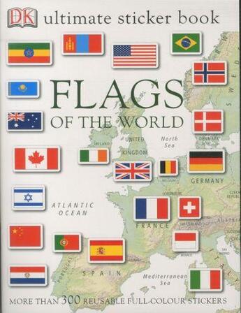 Couverture du livre « Flags of the world ultimate sticker book » de  aux éditions Dk Children