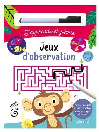 Couverture du livre « Jeux d'observation » de Chabot/Robichaud aux éditions Shoebox Media