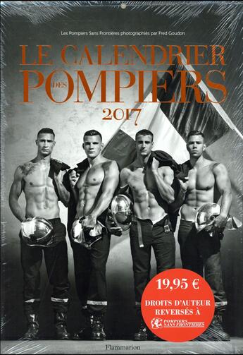 Couverture du livre « Le calendrier des pompiers 2017 » de  aux éditions Flammarion