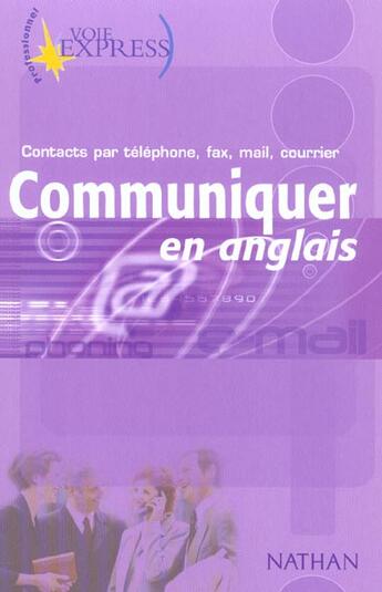 Couverture du livre « Communiquer en anglais » de Serena Murdoch-Stern aux éditions Nathan