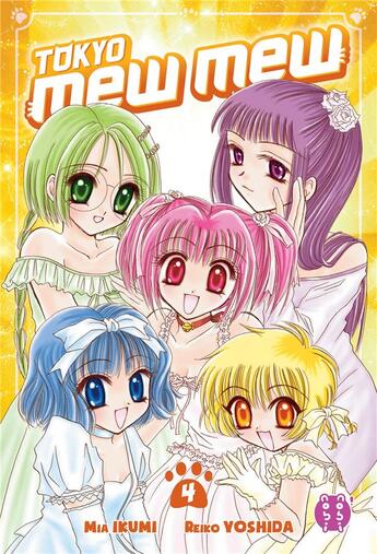 Couverture du livre « Tokyo mew mew Tome 4 » de Mia Ikumi et Reiko Yoshida aux éditions Nobi Nobi