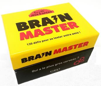 Couverture du livre « Jeu d'apero - brain master » de Stephanie Bouvet aux éditions First