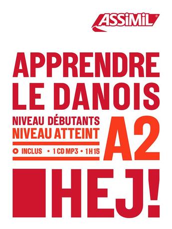 Couverture du livre « Apprendre le danois niveau a2 » de Halck Nanna aux éditions Assimil