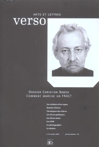 Couverture du livre « Dossier christian babou ; comment marche un frac ? » de  aux éditions Cercle D'art