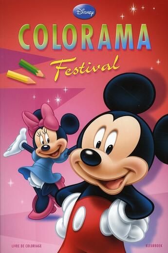 Couverture du livre « Disney Colorama Festival » de Znu aux éditions Chantecler