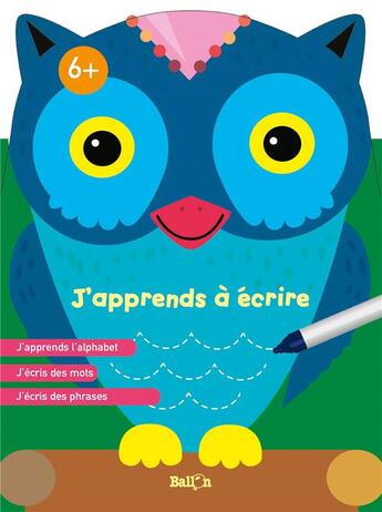 Couverture du livre « J'apprends à écrire » de  aux éditions Le Ballon