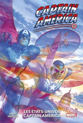 Couverture du livre « Les Etats-Unis de Captain America » de Christopher Cantwell et Josh Trujillo et Collectif . aux éditions Panini