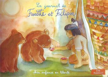 Couverture du livre « Le journal de fanette et filipin n 17 ete » de  aux éditions Belle Emeraude