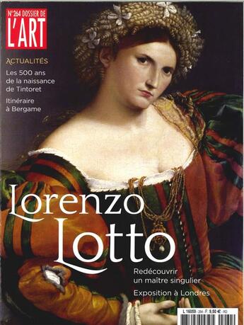 Couverture du livre « Dossier de l'art n 264 lorenzo lotto - novembre 2018 » de  aux éditions Faton Revue